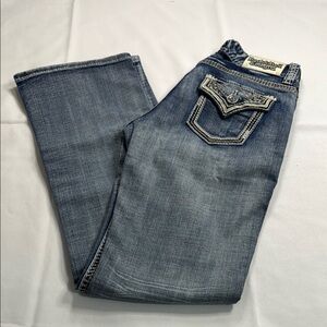 Rock & Roll Cowgirl Blue Boot Cut Jeans